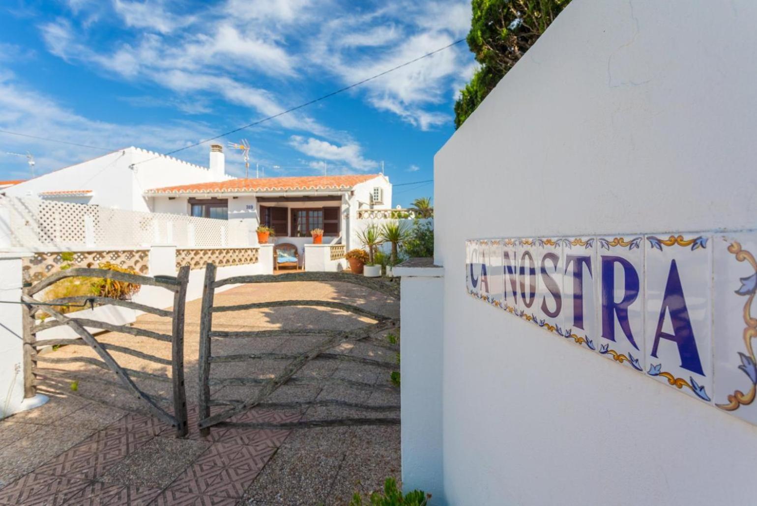 Villa Ca Nostra Cala En Porter  Exterior foto